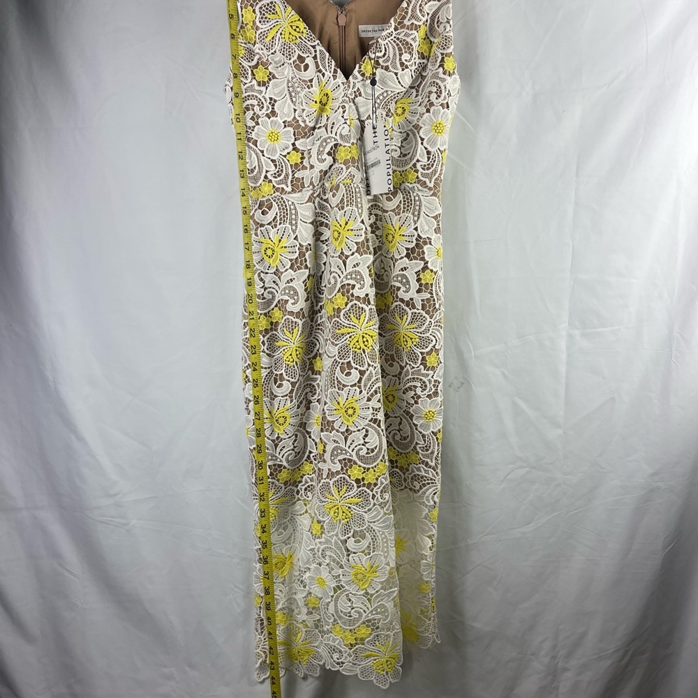 Dress the Population - Aurora Dress - White/Yellow - Picture 8 of 9